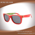 Colorful glasses polarized skateboard wooden tac polarized sunglasses